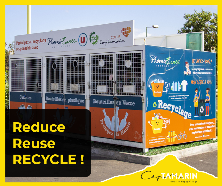 How to recycle in mauritius? Cap tamarin bins