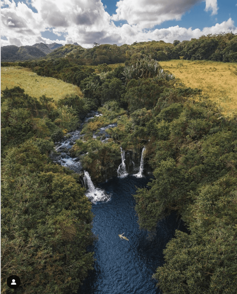 Mauritius Island on Instagram: Eau Bleue waterfall What place