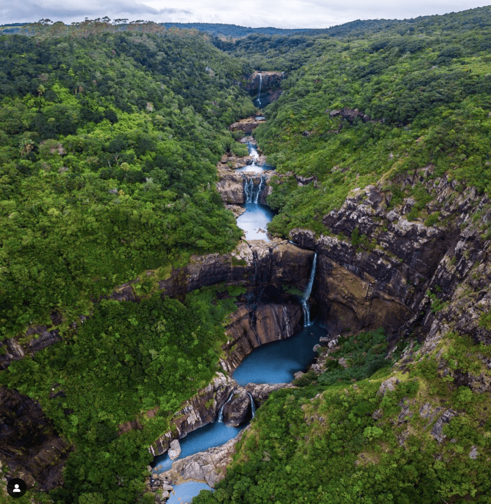 best waterfalls in mauritius - tamarind waterfalls 7 cascades