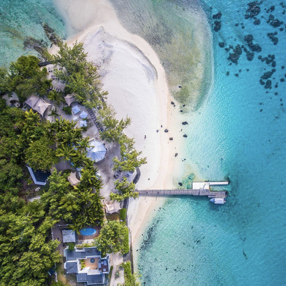 drone photos in mauritius