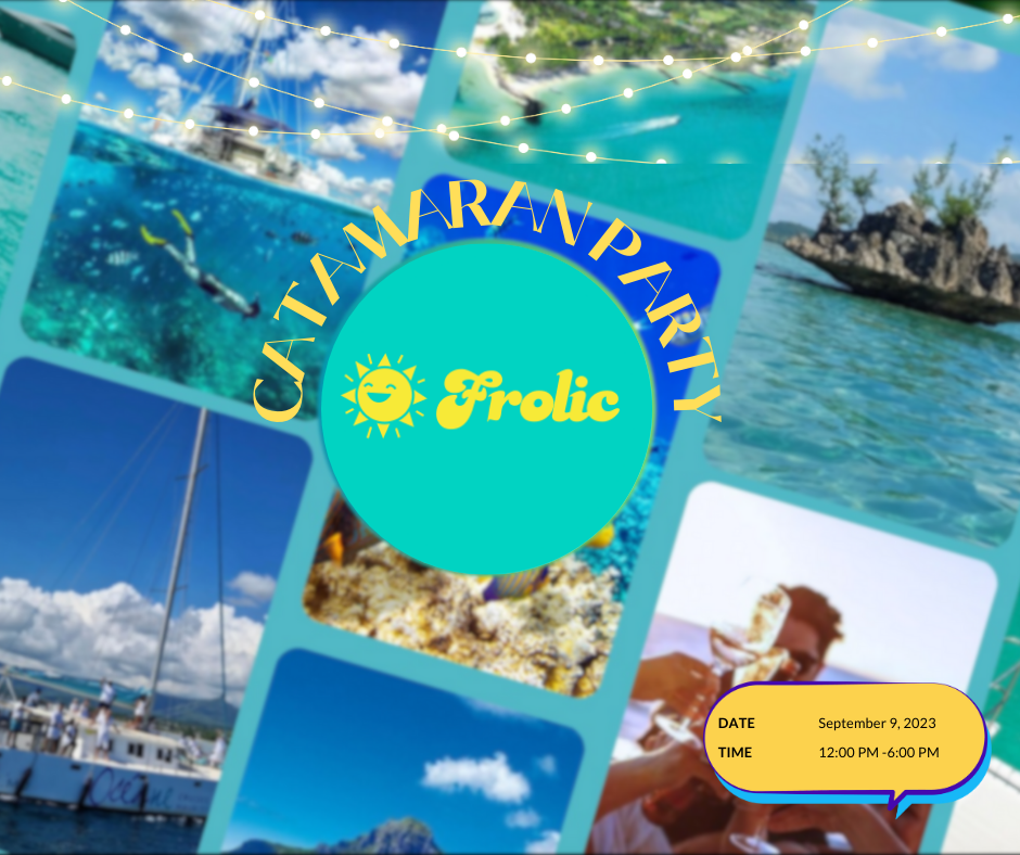 Événements du week-end dans la belle île Maurice - Frolic Catamaran Party