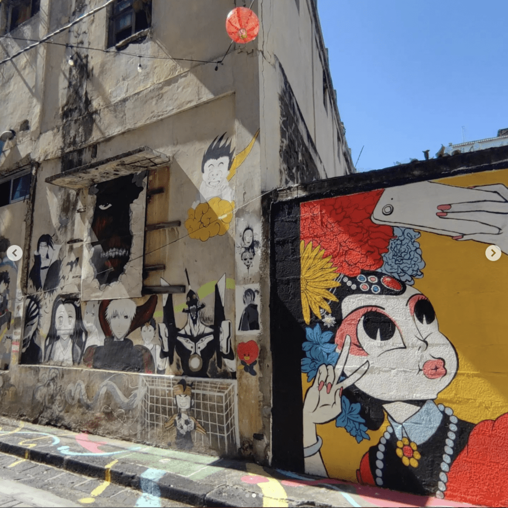 street art in mauritius - manga street