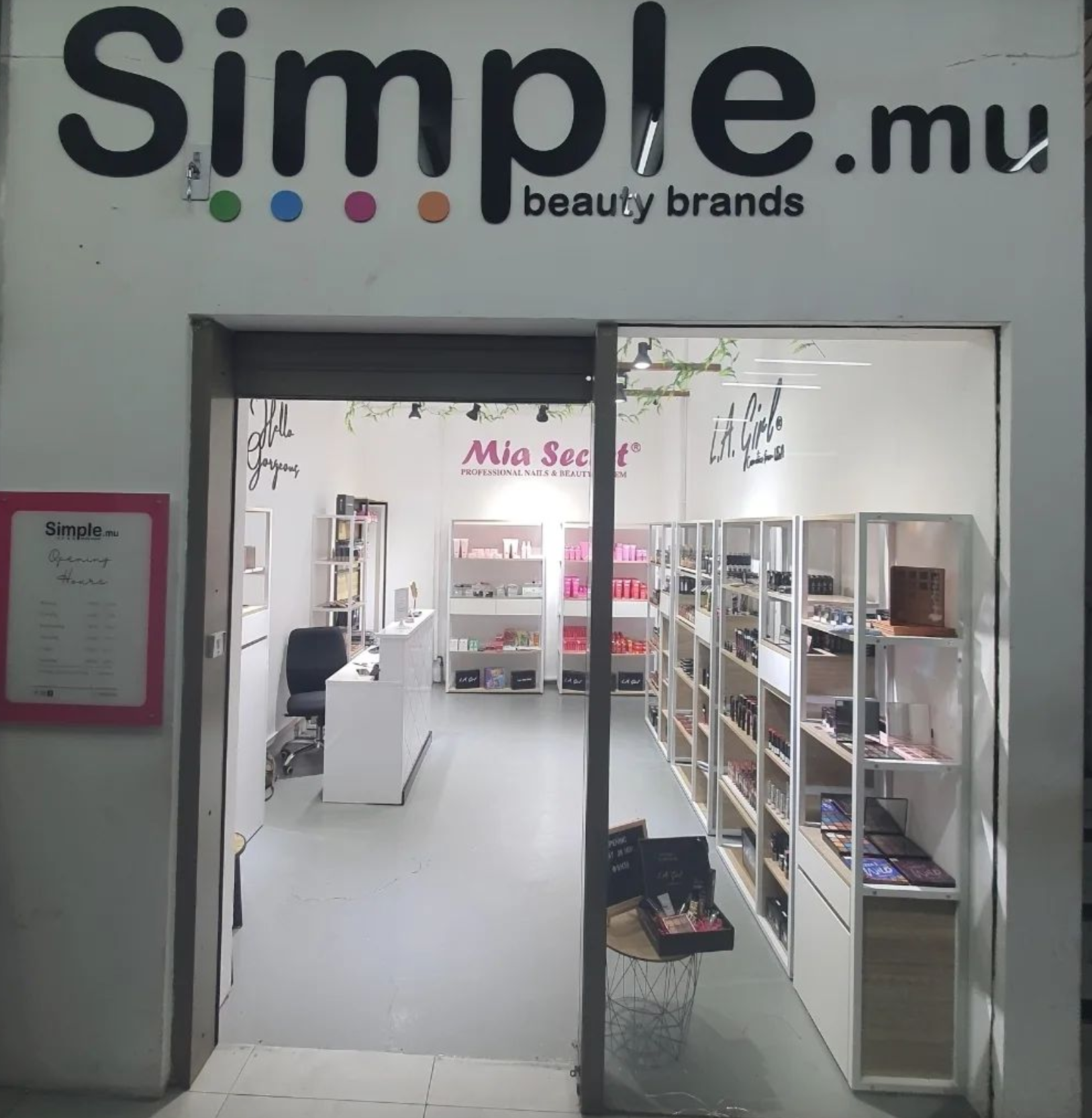Makeup shop in Mauritius