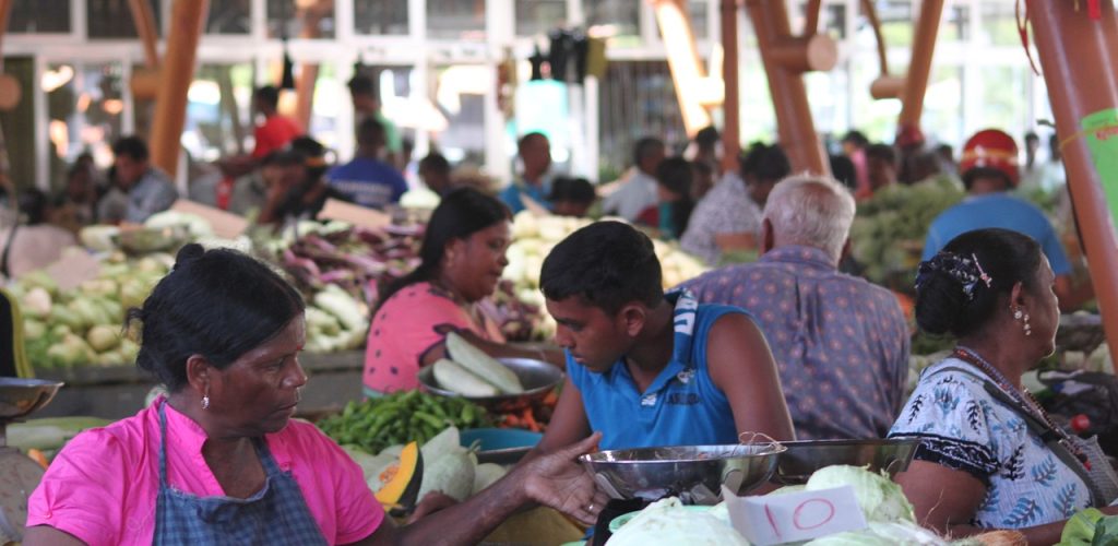 légumes locaux et de saison à Maurice